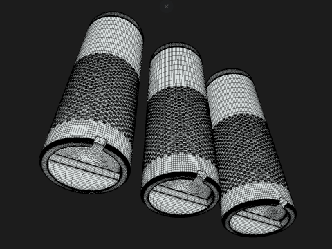 AmazonEchoBlackWhiteGrey Modello 3D