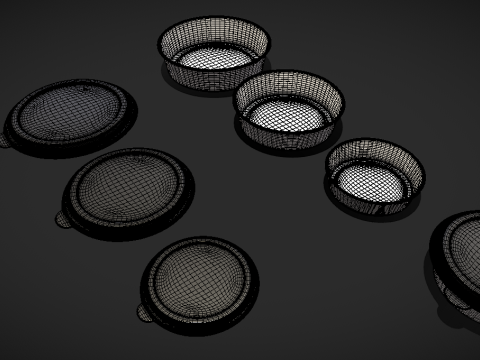 Food-container Model 3D