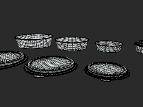 Food-container Model 3D