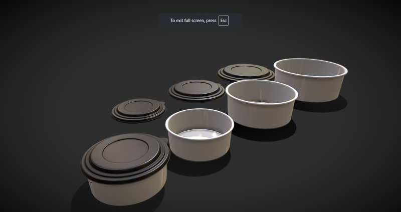 Foodcontainer 3D 模型 .c4d .max .obj .3ds .fbx .stl .blend 