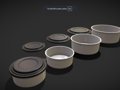 Foodcontainer Modelo 3D