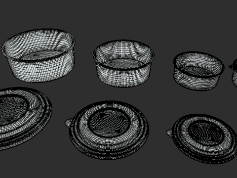 Foodcontainer 3D 模型