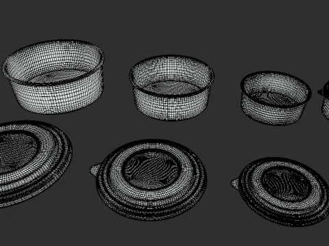 Foodcontainer 3D Model