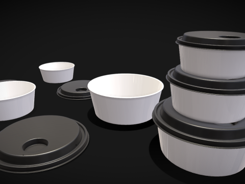 Food containerprinter 3D 模型