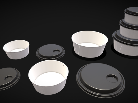 Food containerprinter 3D 模型