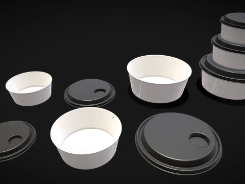 Food containerprinter 3D Model