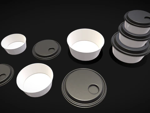 Food containerprinter 3D Model