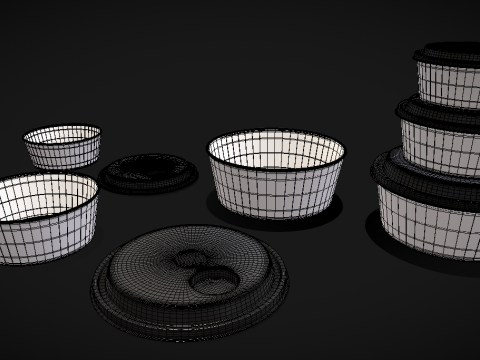 Food containerprinter 3D 模型