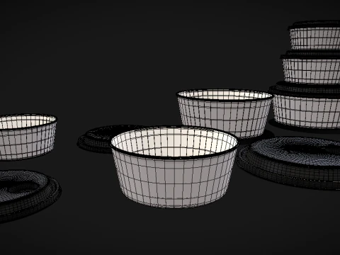 Food containerprinter 3D Model