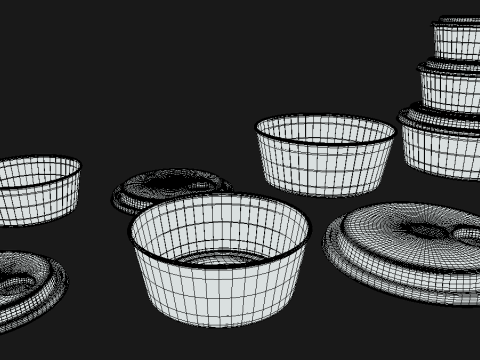 Food containerprinter 3D 模型