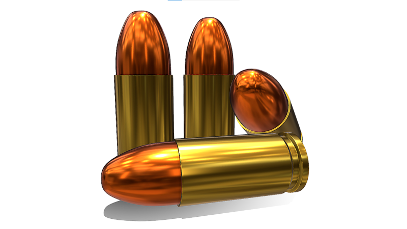 Bullet fired 3D Model .c4d .max .obj .3ds .fbx .stl .blend 