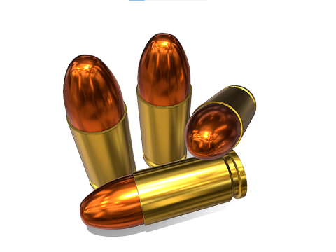 Bullet fired 3D Model