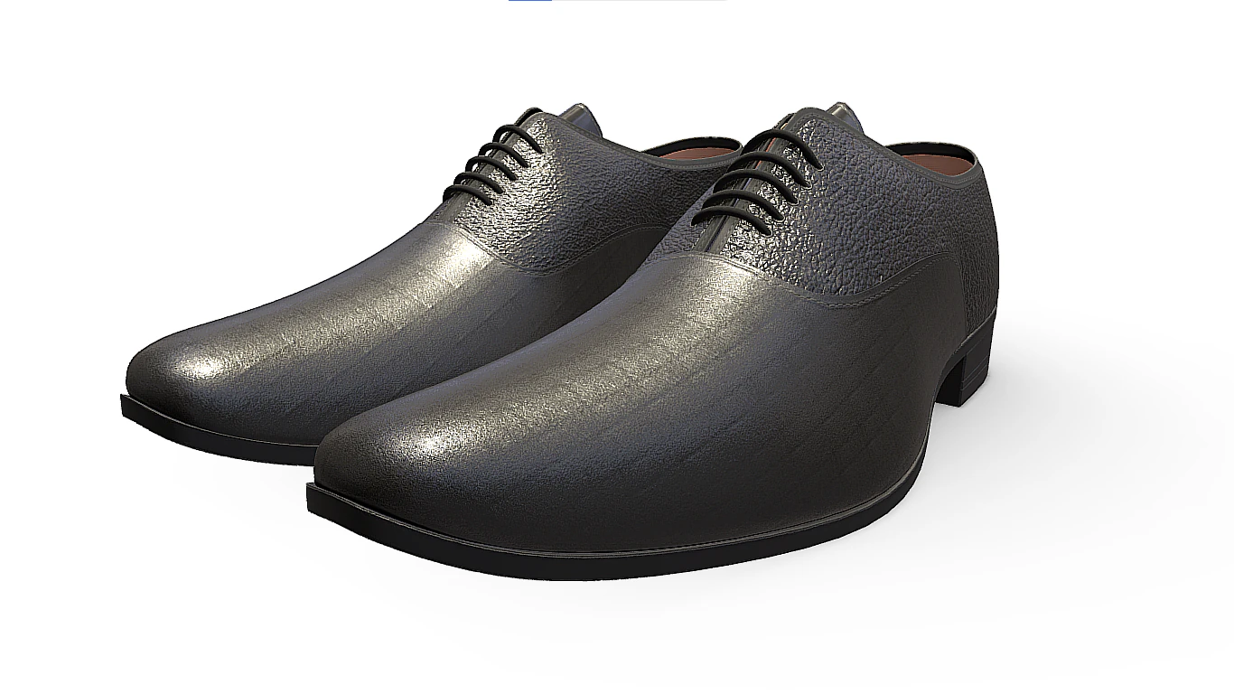 MensFormalShoes 3D Model .c4d .max .obj .3ds .fbx .stl .blend