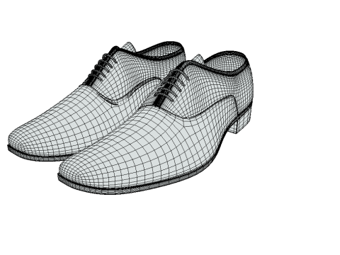 MensFormalShoes 3D 模型