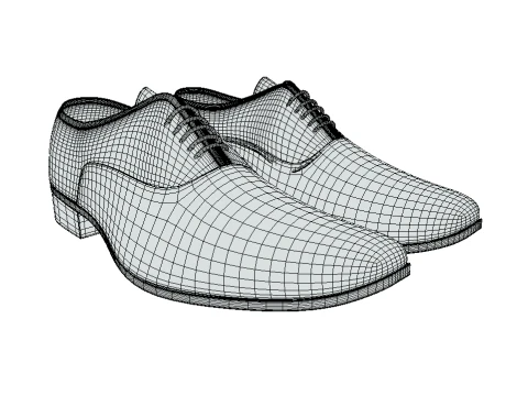 MensFormalShoes 3D Model