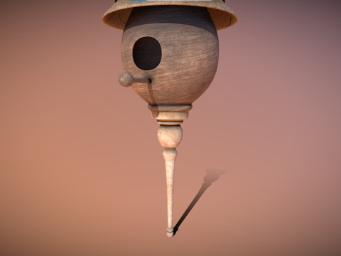 Bird House 3D Model