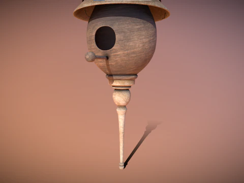 Bird House 3D Model