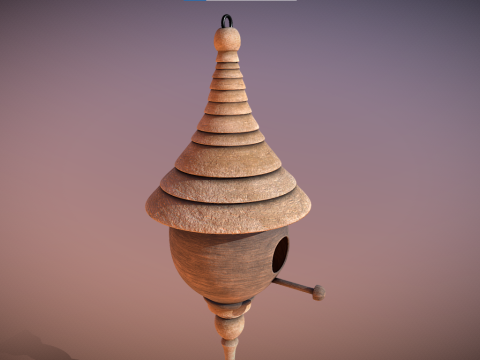 Bird House 3D Model