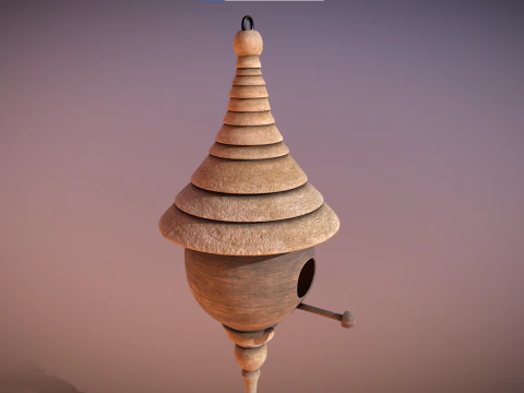 Bird House 3D Model