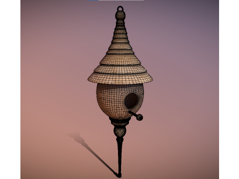 Bird House 3D Model