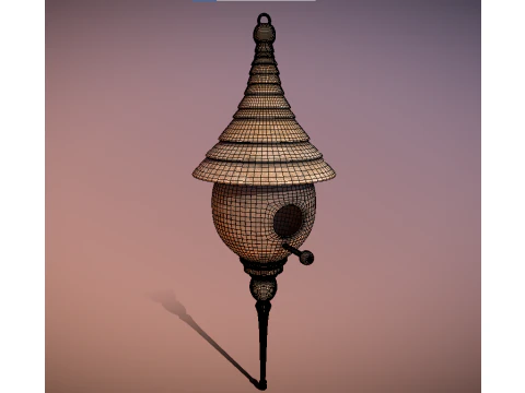 Bird House 3D Model