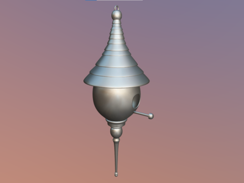Bird House 3D Model