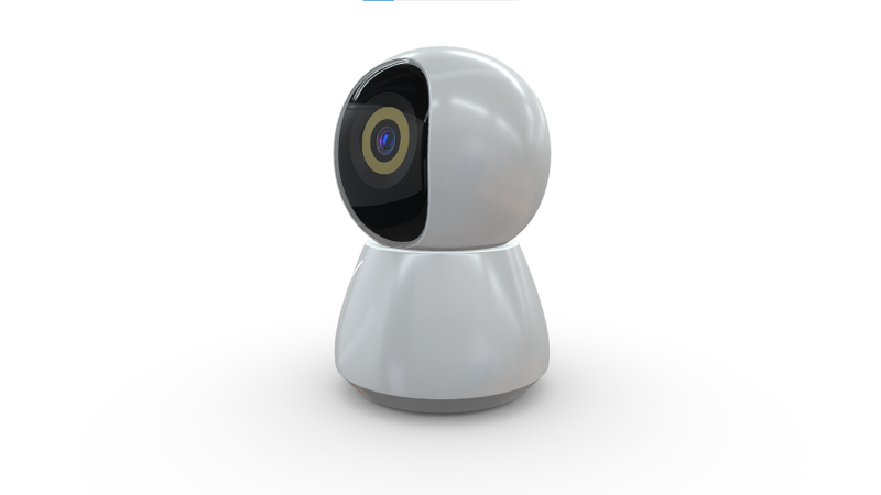 CCTV Camera 3D Model .c4d .max .obj .3ds .fbx .stl .blend 
