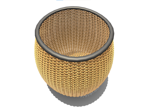 Weaving Basket Model 3D