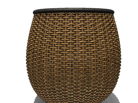 Weaving Basket 3D Model