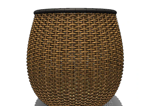 Weaving Basket 3D Model