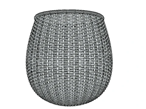 Weaving Basket 3D Model
