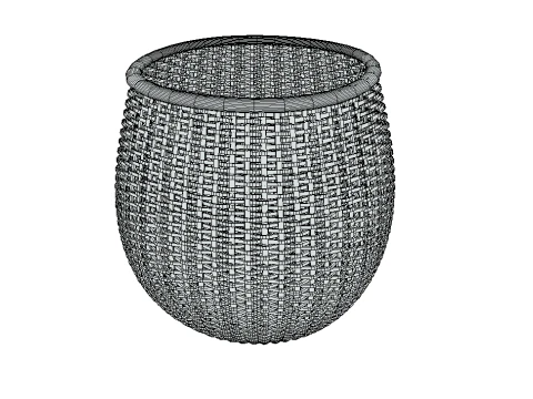 Weaving Basket 3D Model