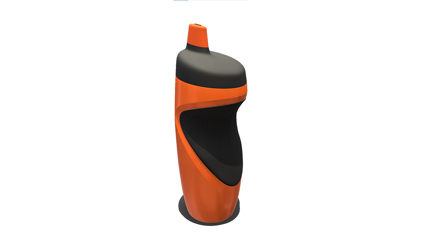 Sport Bottle 3D Model .c4d .max .obj .3ds .fbx .stl .blend 