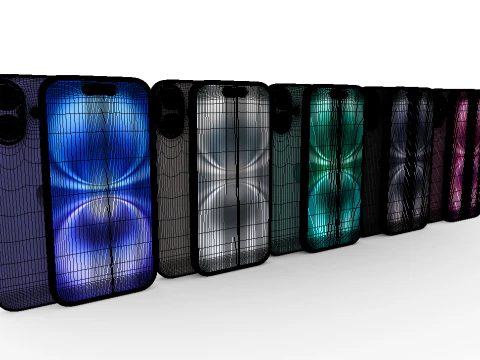 New iPhone 16 All 3D Model