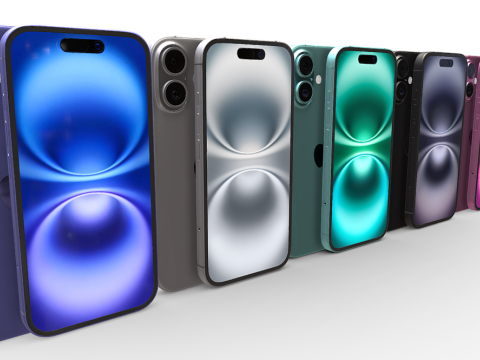New iPhone 16 All 3D मॉडल