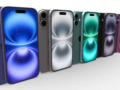 New iPhone 16 All 3D Model