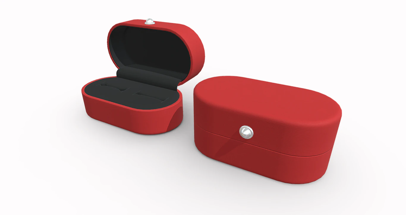 Ring-Box 3D Model .c4d .max .obj .3ds .fbx .stl .blend 