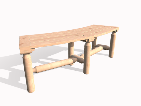 Bench Model 3D