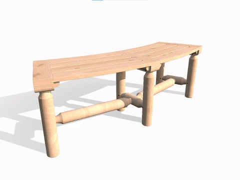 Bench 3D Model