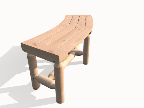 Bench Model 3D