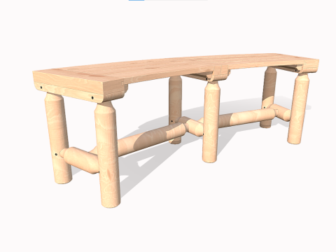 Bench Model 3D