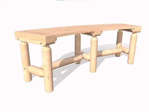 Bench 3D Model