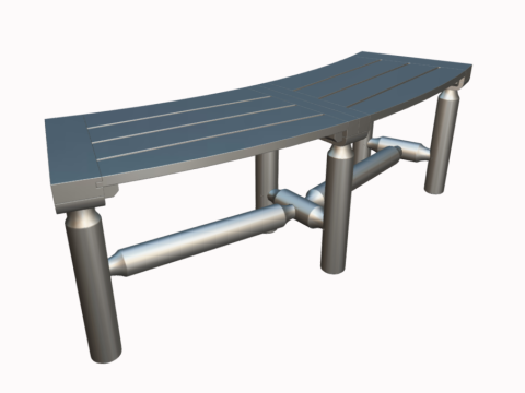 Bench Model 3D