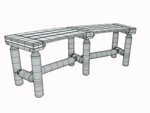 Bench 3D Model