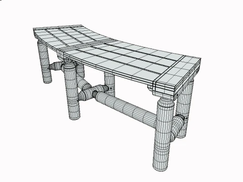 Bench 3D Model