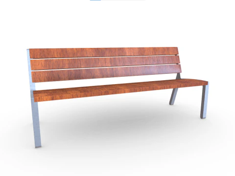 Park Bench 3D Model