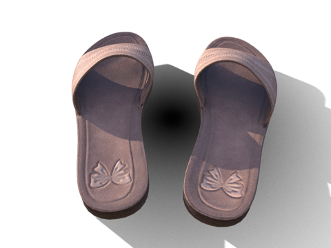 Slippers Model 3D