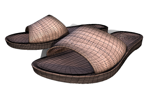 Slippers Model 3D