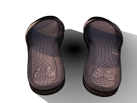 Slippers Model 3D