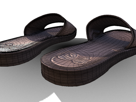 Slippers Model 3D
